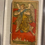 The Trumpet -Historical Minchiate Tarot Card c.1850