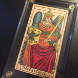 “The Empress”- Historical Antique Hand Painted Tarot Card 1890s