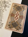8 of Swords-Trionfi Della Luna Original Ink/signed