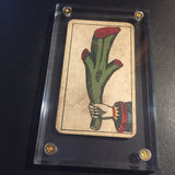 “Ace of Wands”-Authentic Antique Tarot Card 1930