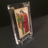 “The Hermit”-Original Hand Painted Card 1890s