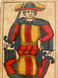 “Page of Swords ”-Authentic Antique Tarot Card 1930