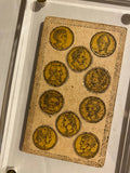 10 of Coins-Historical Minchiate Tarot Card c.1850