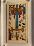 Ace of Swords-Original Edoardo Dotti, Milan, Italy, c. 1865