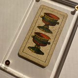 “2 of Cups”-Authentic Antique Tarot Card 1920.  G. Cassini  Brescia