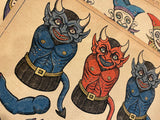 “Devils of Fenwood”-Paper Puppet (13x16 in)