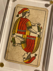 “Page of Wands”-Authentic Antique Tarot Card 1930