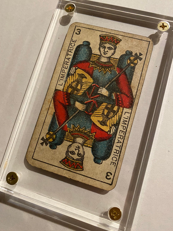 “The Empress ”-Authentic Antique Tarot Card 1930