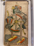 Wheel of Fortune-c.1839 Tarot Marseille Bernardin Suzanne
