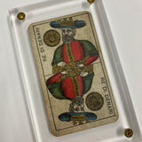 “King of Coins”-Authentic Antique Tarot Card 1930
