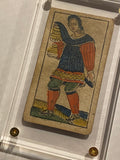 “Page of Cups”-Historical Antique Hand Painted Tarot Card 1850