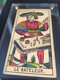“The Magician”-Historical Antique Hand Painted Tarot Card 1890s