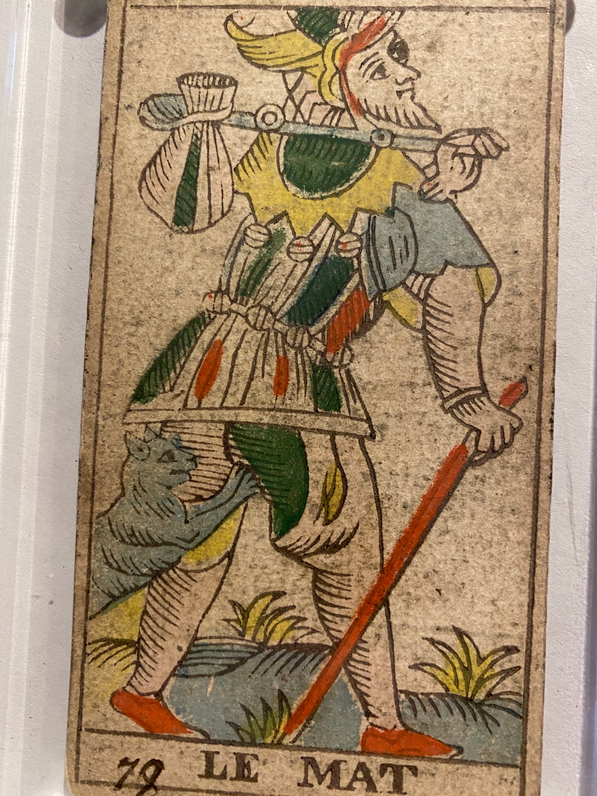 The Fool-c.1839 Tarot Marseille Bernardin Suzanne – Deviant Moon Inc