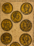 10 of Coins-Historical Minchiate Tarot Card c.1850