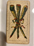 “3 of Wands”-Authentic Antique Tarot Card 1920.  G. Cassini  Brescia