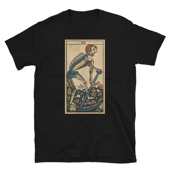 DEATH XIII _ Tarot de Marseilles, 1890 Short-Sleeve Unisex T-Shirt
