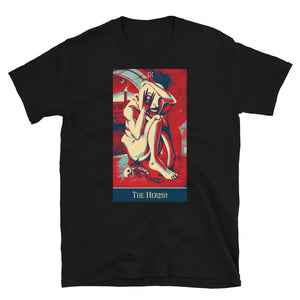 The Hermit-Deviant Moon Tarot-POP ALTERED ART Short-Sleeve Unisex T-Shirt